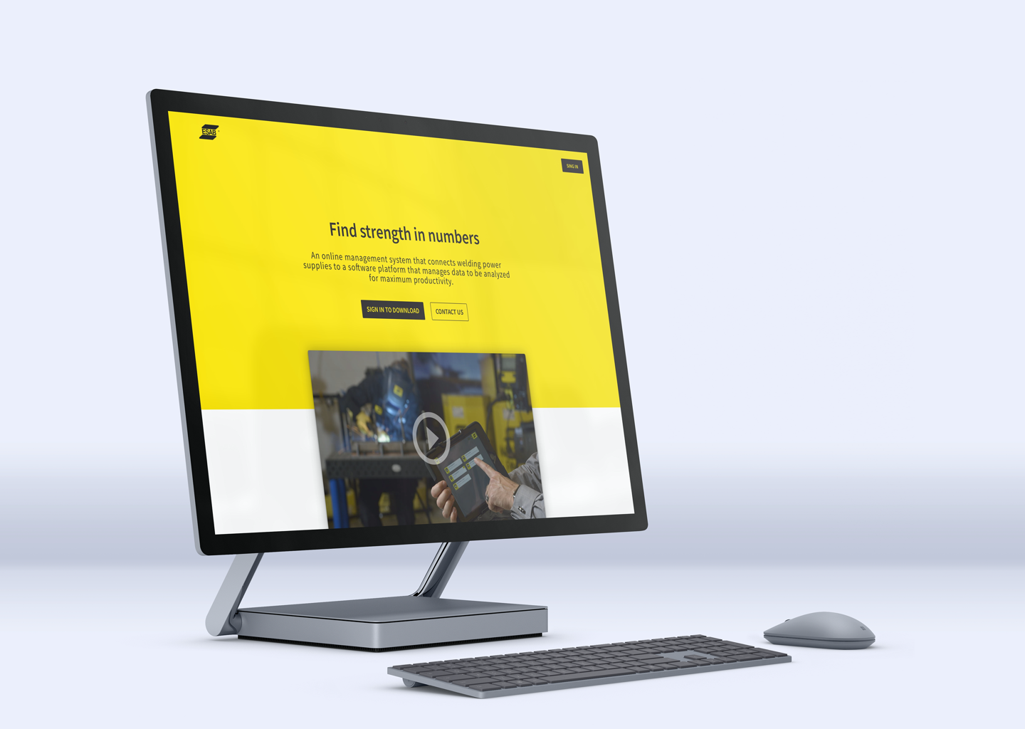 ESAB WeldCloud web app