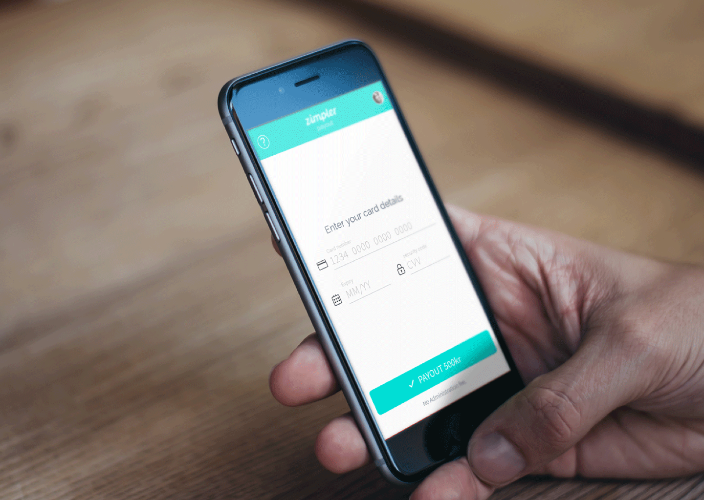 Zimpler mobile payments design