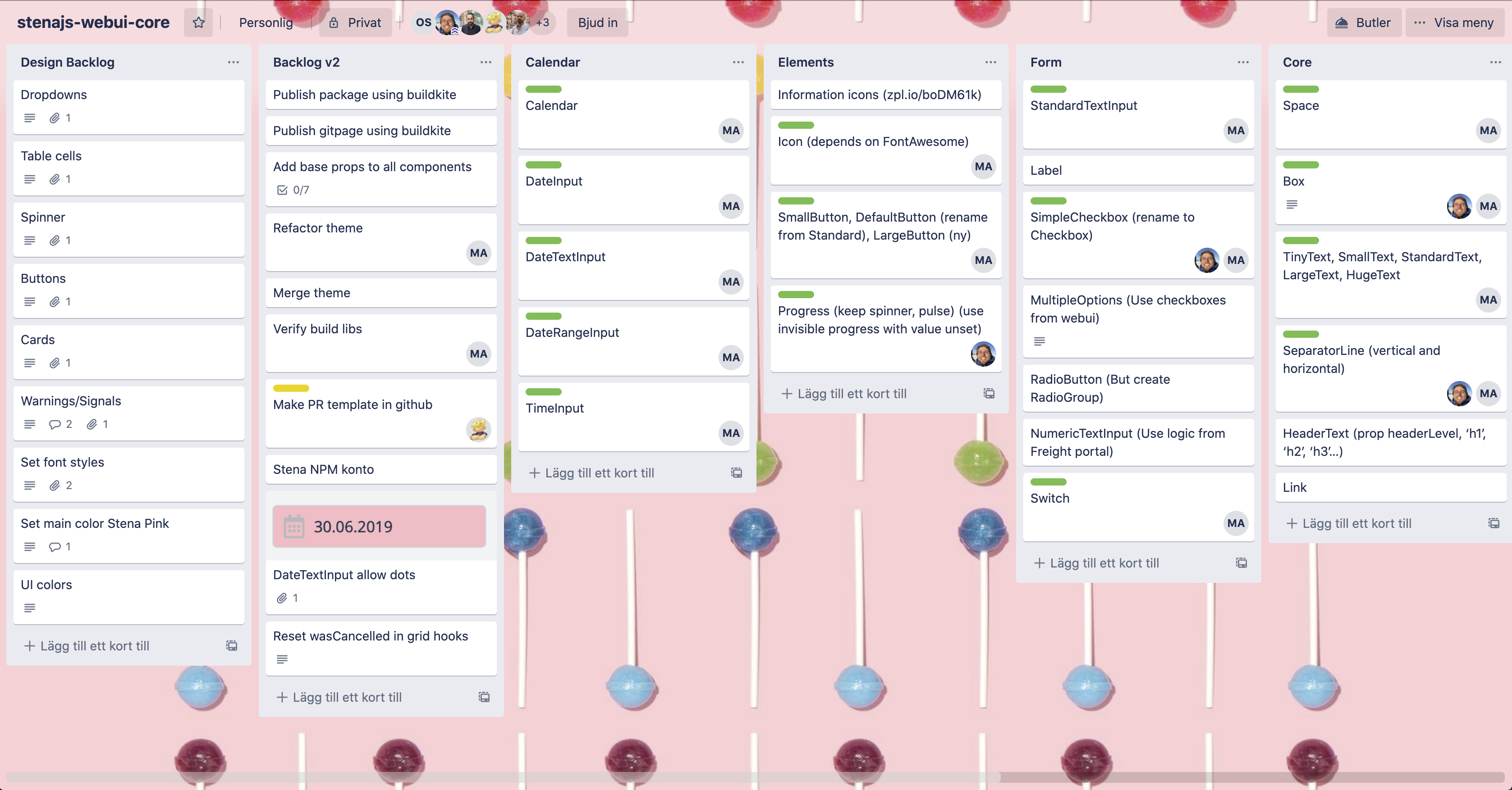 Lighthouse Trello planning