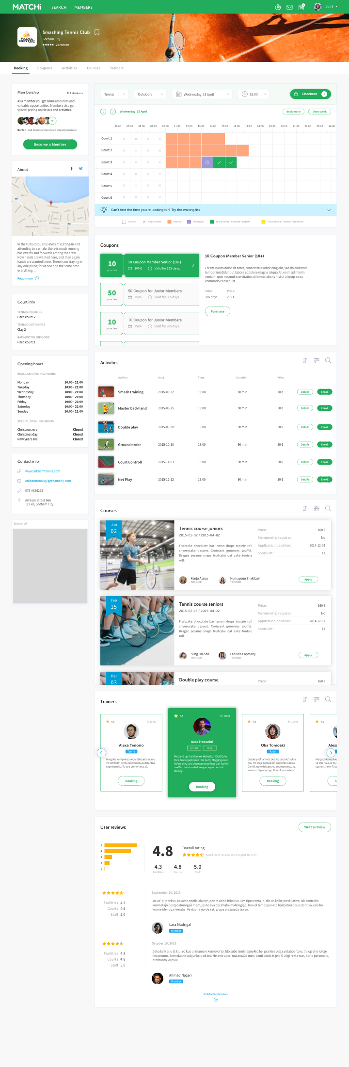 MATCHi facility page